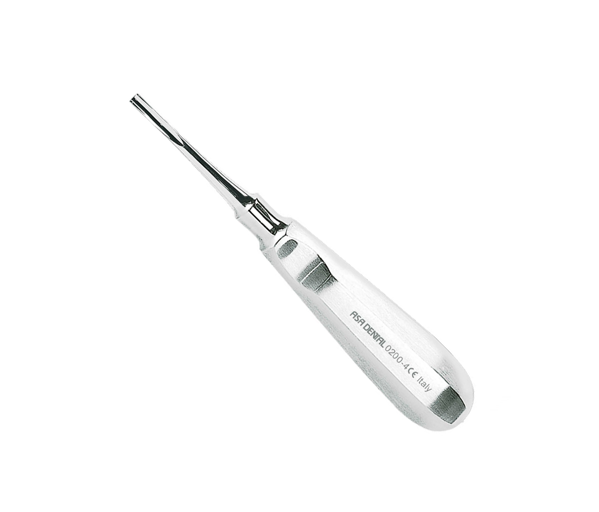 Asa Dental 0200-4 - элеватор N4 прямой с плоским концом, 4 мм