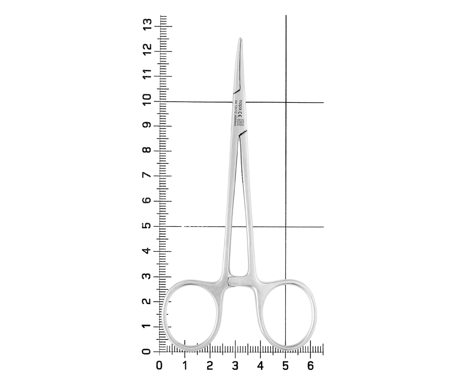 Nopa Instruments AA 131/12 - щипцы для артерии MICRO-MOSQUITO анатомические, изогнутые, 12 см