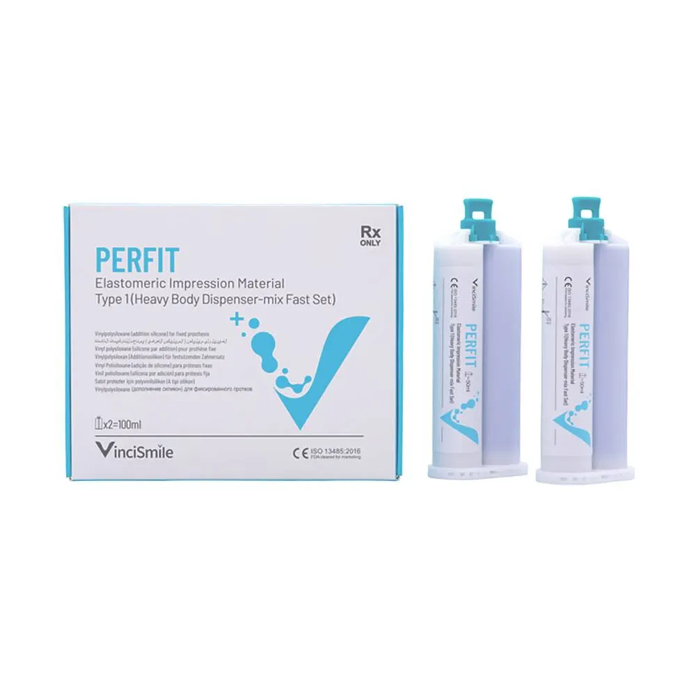 Слепочная масса, VinciSmile, Перфит Хэви Боди (PERFIT Heavy Body), катр. 2х50мл