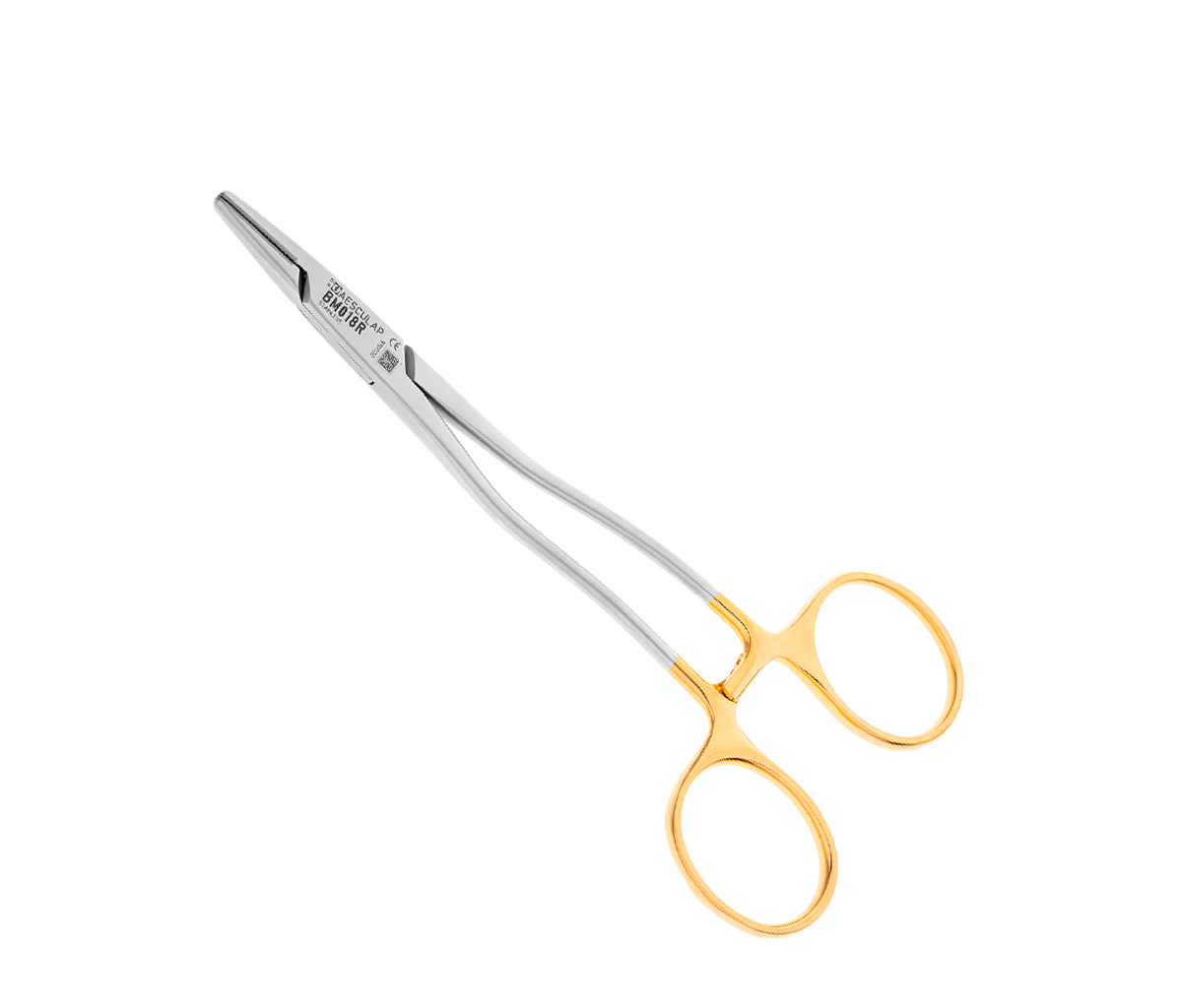 Aesculap BM018R - иглодержатель по KILNER, длина 135 мм, изогнутый