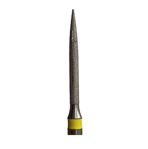 Боры стоматологические алмазные FG 863/010, желтый, 6шт. ISO код 314250504010., арт: FG5405L/6