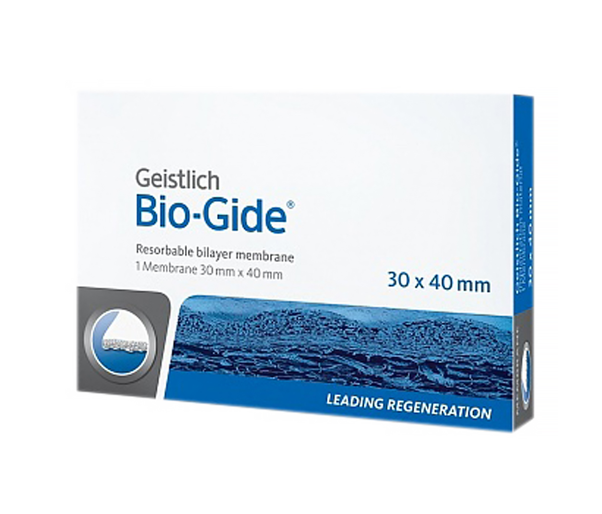Geistlich Pharma Bio-Gide 30х40 мм, резорбируемая двухслойная барьерная мембрана