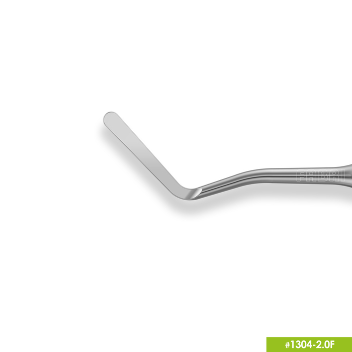 1304-2,0F Удлиненная средняя гладилка с штопфером-шариком Ø2.0mm. Эргономичная ручка Ø10mm