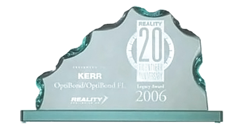 OptiBond FL отмечен специальным призом 20-го каталога Reality и получил знак «Гарантия долговечности» OptiBond FL отмечен специальным призом 20-го каталога Reality и получил знак «Гарантия долговечности»