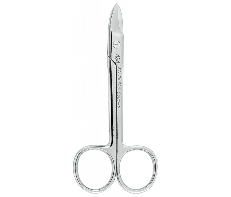 Asa Dental 5601-2 - ножницы коронковые с загибом, 10,5 см
