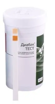 Тест-полоски, Евротайп, Диабак, 1х50