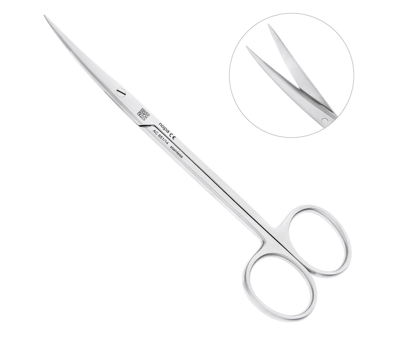Nopa Instruments AC 651/14 - ножницы SULLIVAN изогнутые, 14,5 см