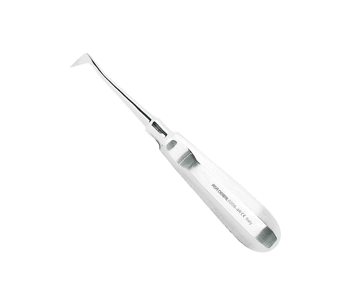 Asa Dental 0209-4R - элеватор для корней с ручкой из нержавеющей стали 4R