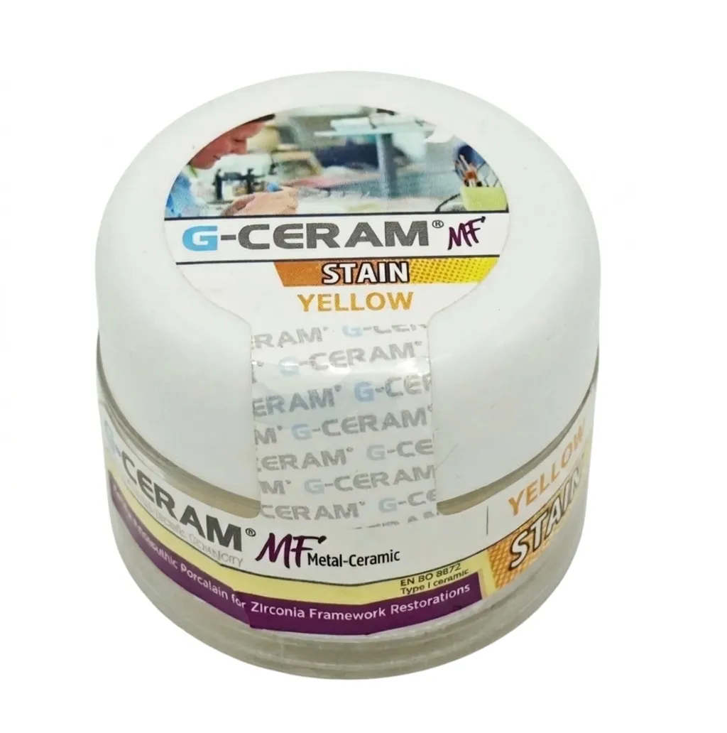 Керамика MF краситель Stain Yellow (3г), 5201-0-Y, G-CERAM