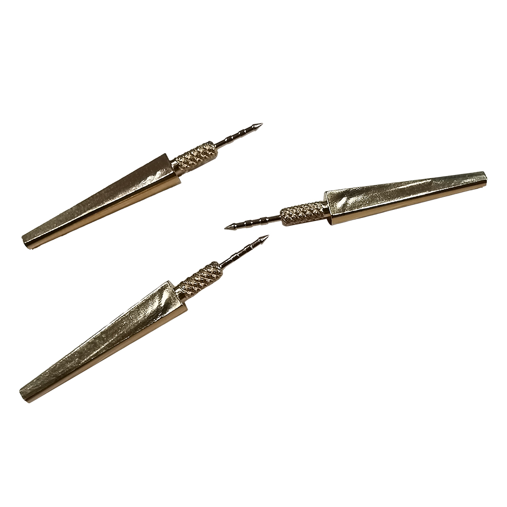 Стандартные штифты со штифтом DOWEL-PIN, латунь, размер L (большие, 31мм.), в упаковках по 100 шт., арт: 298T/100