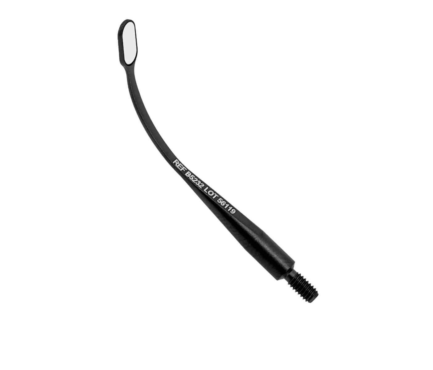 Hahnenkratt BLACK MICROflex rhodium - родиевое микрозеркало без ручки, плоское, овальное, 3х6 мм