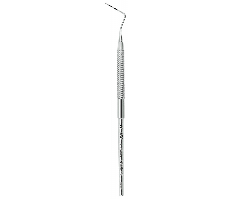 Asa Dental 0702L-11 - зонд пародонтологический односторонний (11-8-6-3), 155 мм