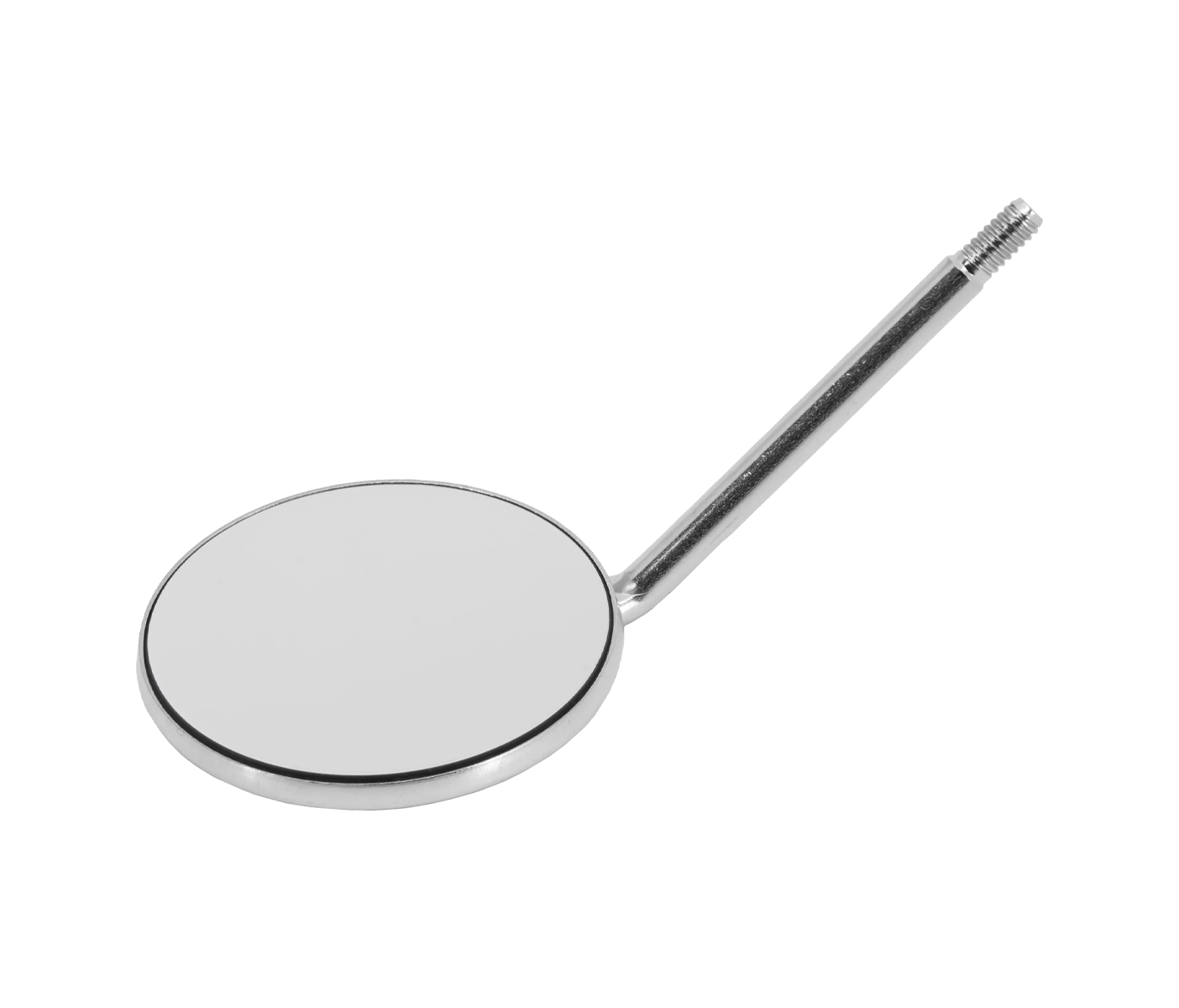 Hahnenkratt TOPvision FS Rhodium - родиевое зеркало без ручки, плоское, №5, диаметр 24 мм, 12 шт