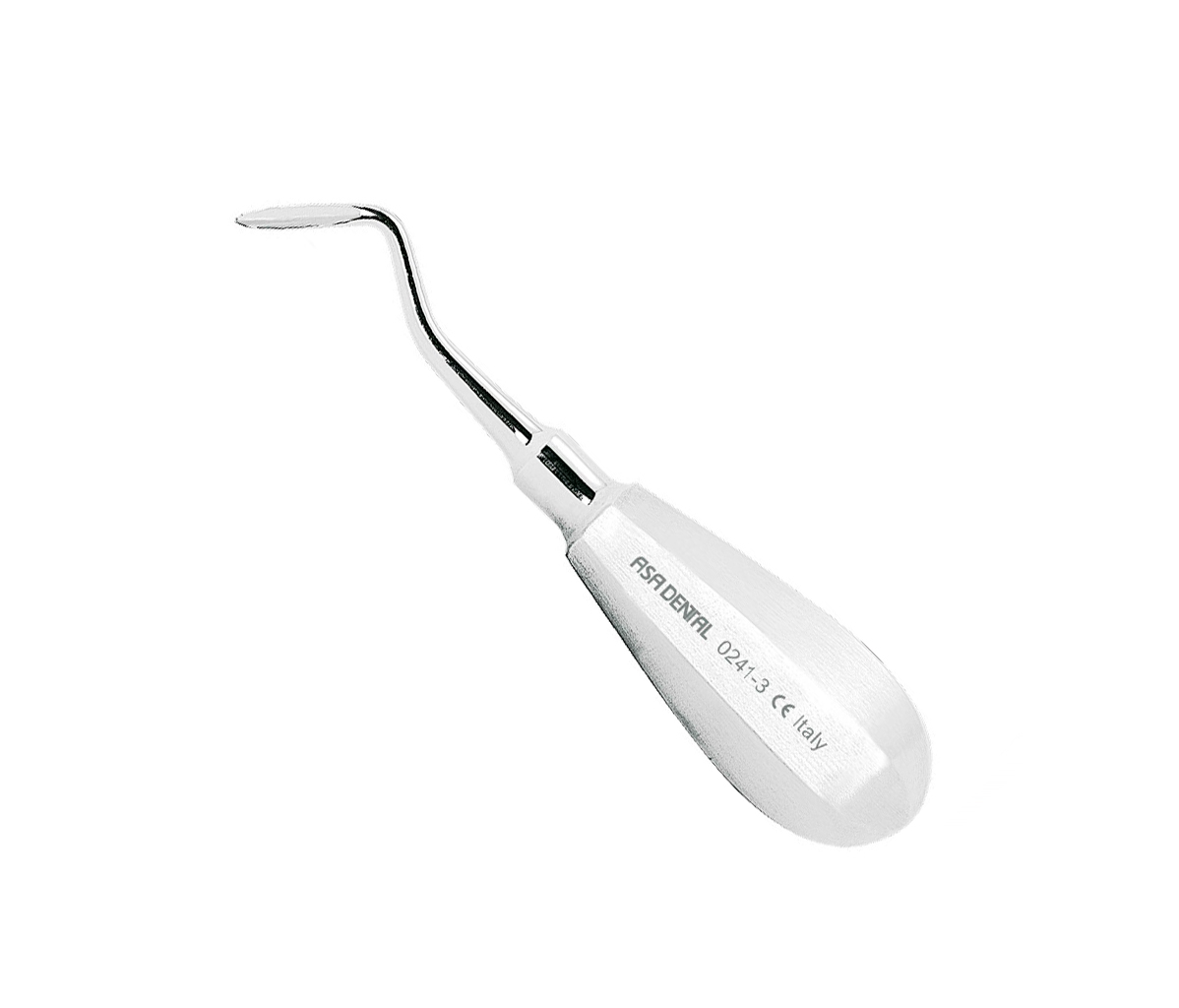 Asa Dental 0241-3 - элеватор N3 изогнутый к себе, 3,5 мм