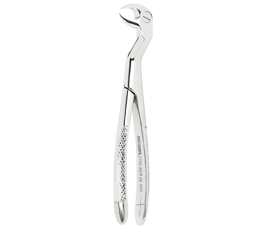 Asa Dental 0100-86/R - щипцы N86R для нижних правых восьмерок с зубчиками
