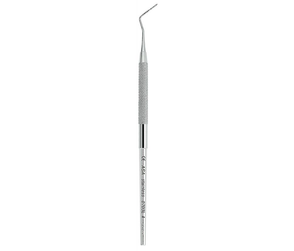 Asa Dental 0703L-4 - зонд пародонтологический односторонний (10-9-8-7-5-3-2-1), 153 мм