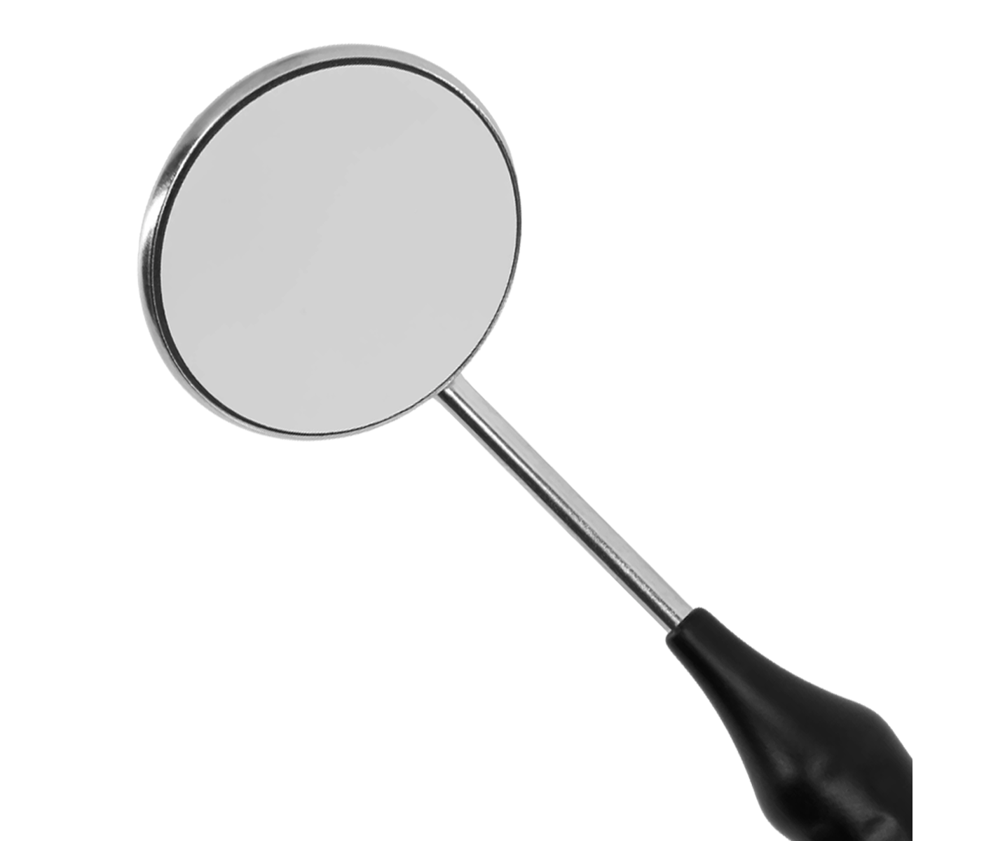 Hahnenkratt TOPvision FS Rhodium - родиевое зеркало без ручки, плоское, №7, диаметр 28 мм, 12 шт