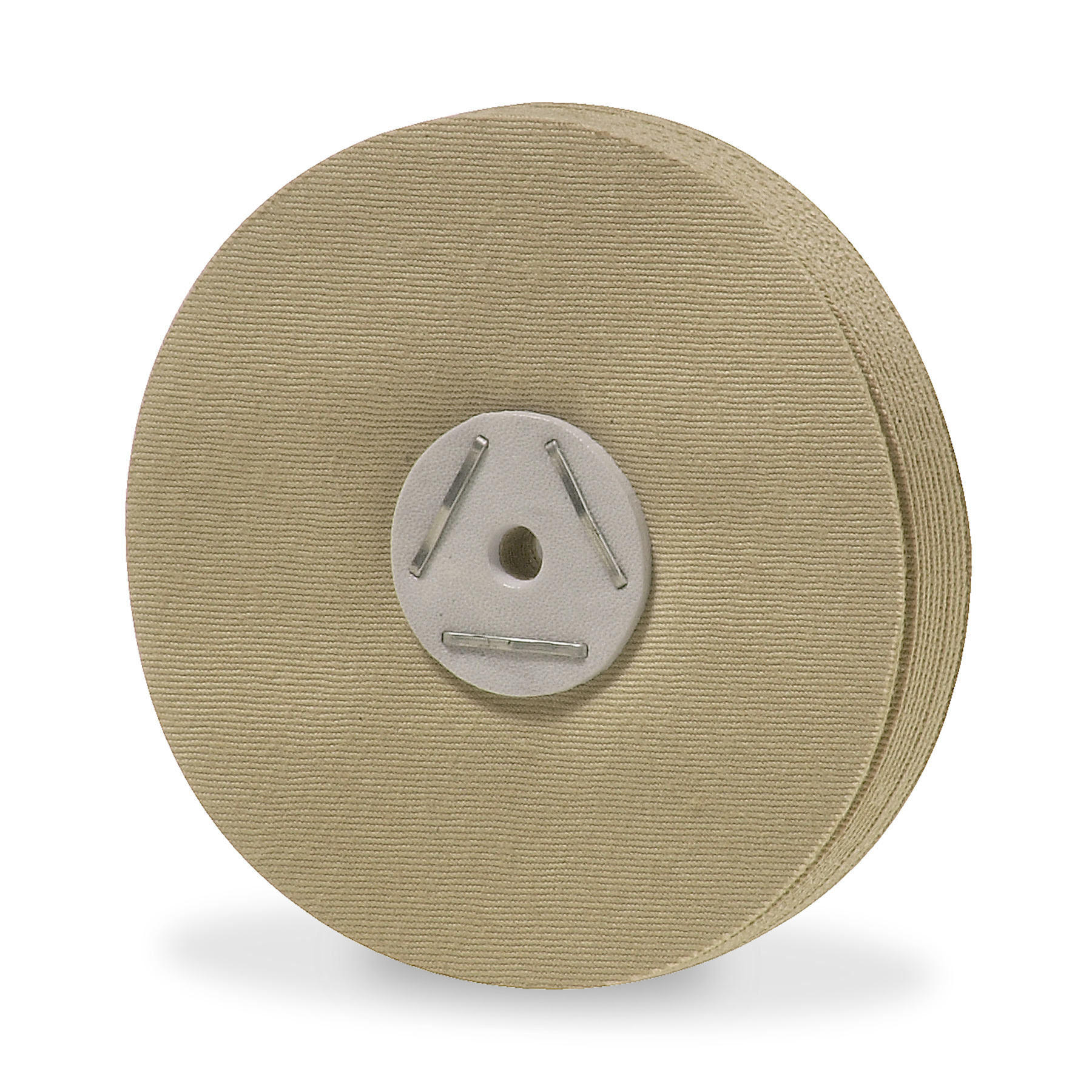 Круг полотняный с силиконовой пропиткой для полировки, диаметр 80мм, толщина 10мм, комплект 1шт, арт: 209-0000/1