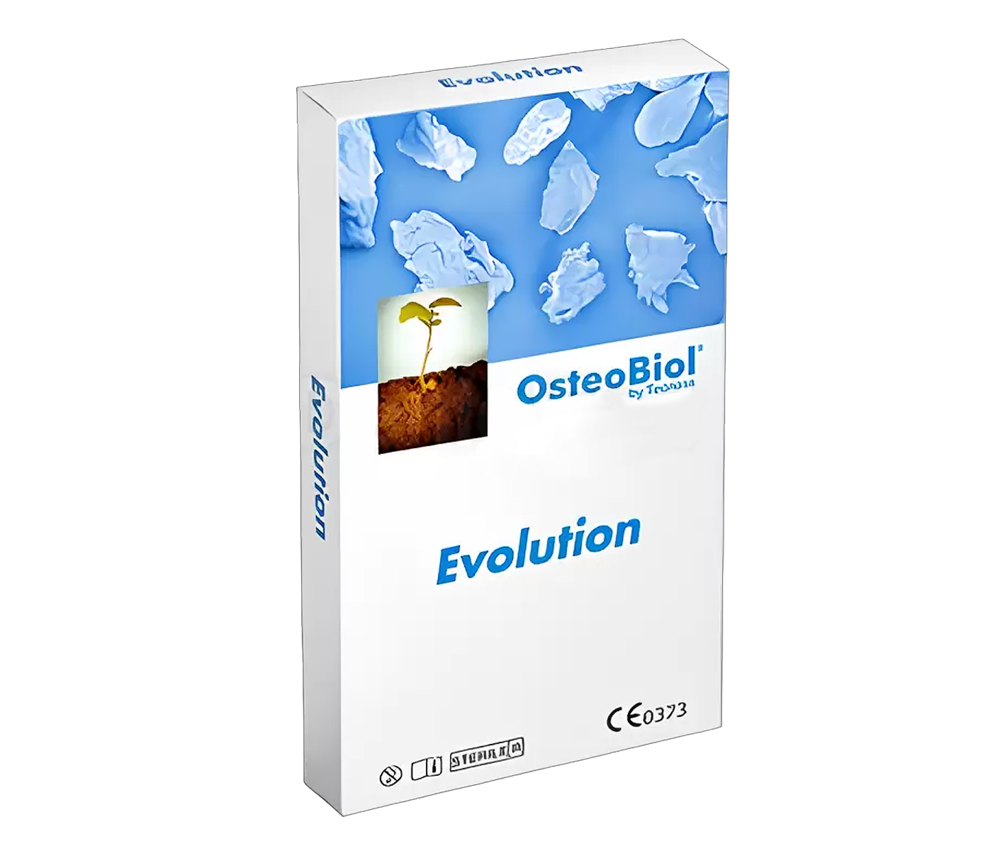 OsteoBiol Мембрана Evolution, резорбируемая, 20 x 20 х 0,4 мм тонкая (OsteoBiol)