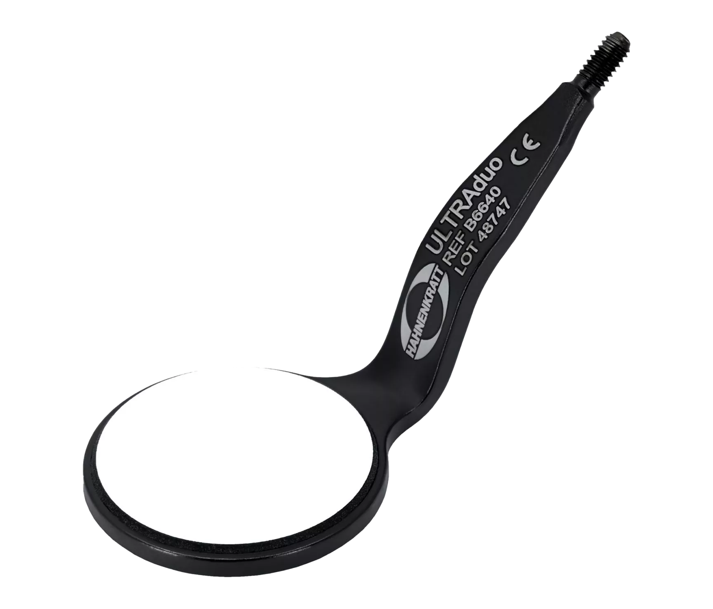 Hahnenkratt BLACK ULTRAduo FS - ультраяркое зеркало двухстороннее, без ручки, №5, диаметр 24 мм, 3 шт