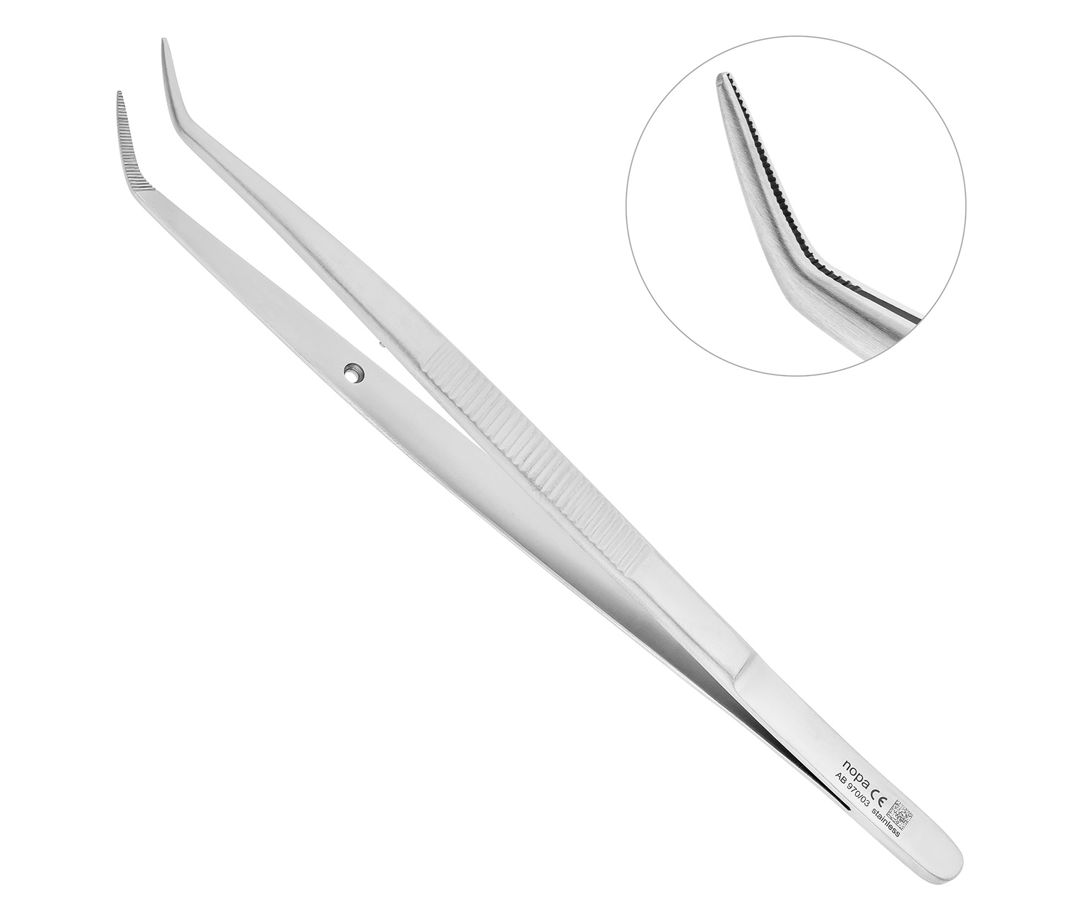 Nopa Instruments AB 970/03 - пинцет LONDON COLLEGE №3, 15 см
