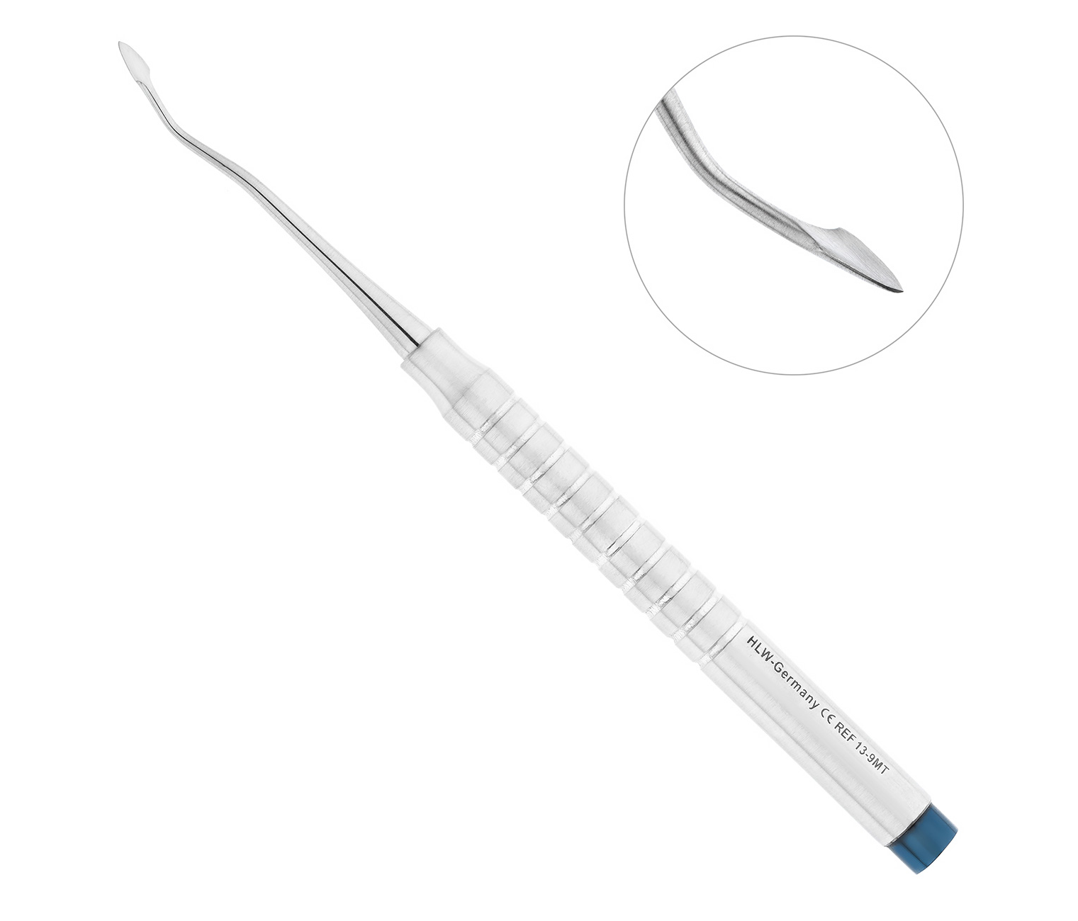HLW 13-9MT - элеватор мини изогнутый, 3 мм, дистальный