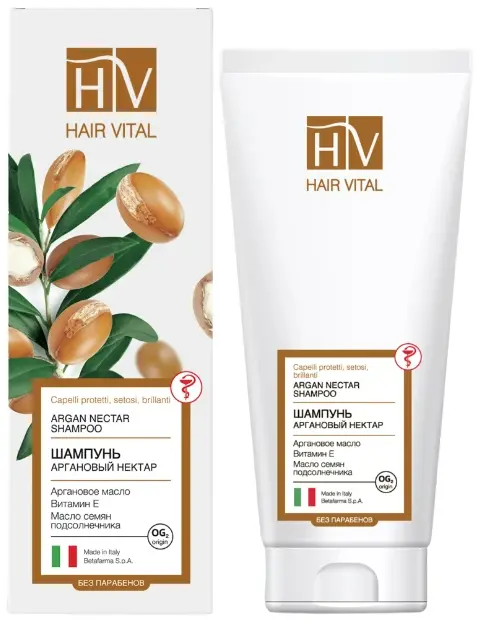 Шампунь Аргановый нектар (200 мл) Hair Vital