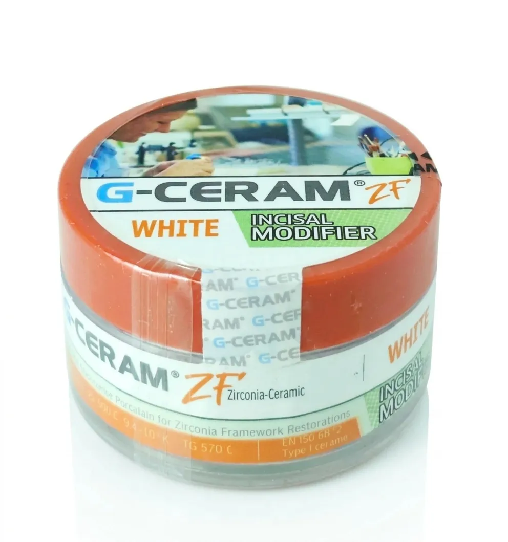 Керамическая масса, G-CERAM, ZF Incisal Modifier White (15г)