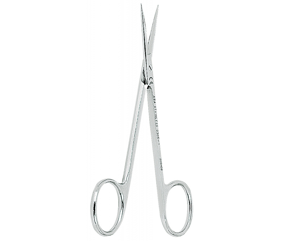 Asa Dental 0305-1 - ножницы для десны прямые, 11,5 см