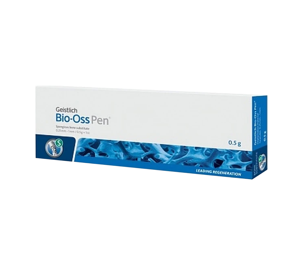 Geistlich Pharma Bio-Oss Pen - 0,5 г, гранулы 1-2 мм, размер L, натуральный костнозамещающий материал в аппликаторе