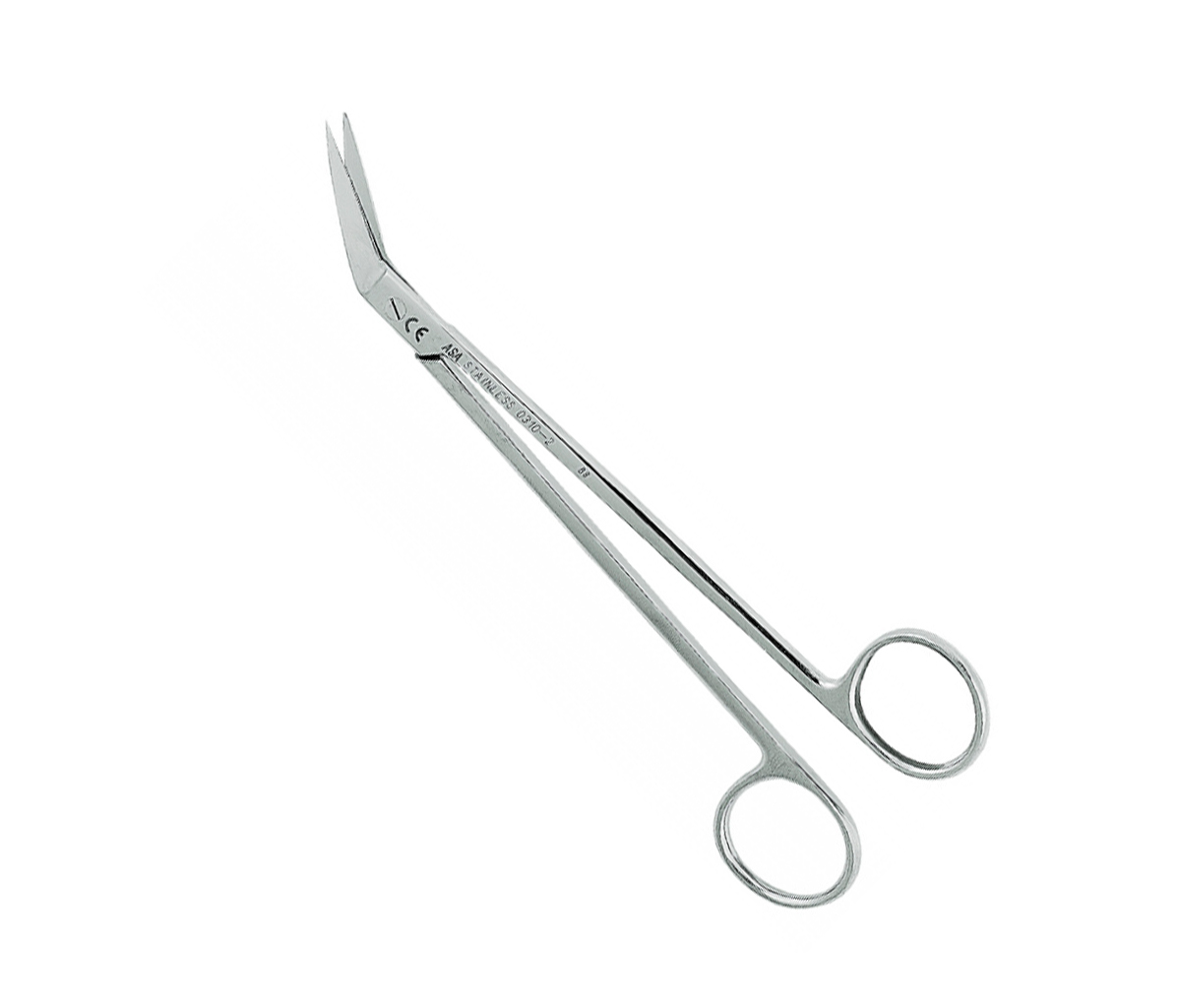 Asa Dental 0310-2 - ножницы для десны N2 изогнутые, 16,5 см
