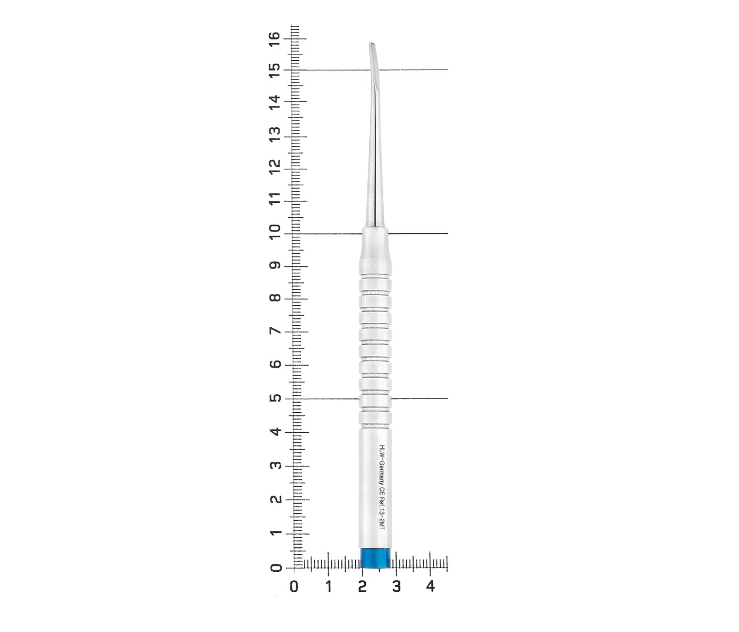 HLW 13-2MT - элеватор мини изогнутый, 2,5 мм, нижняя челюсть