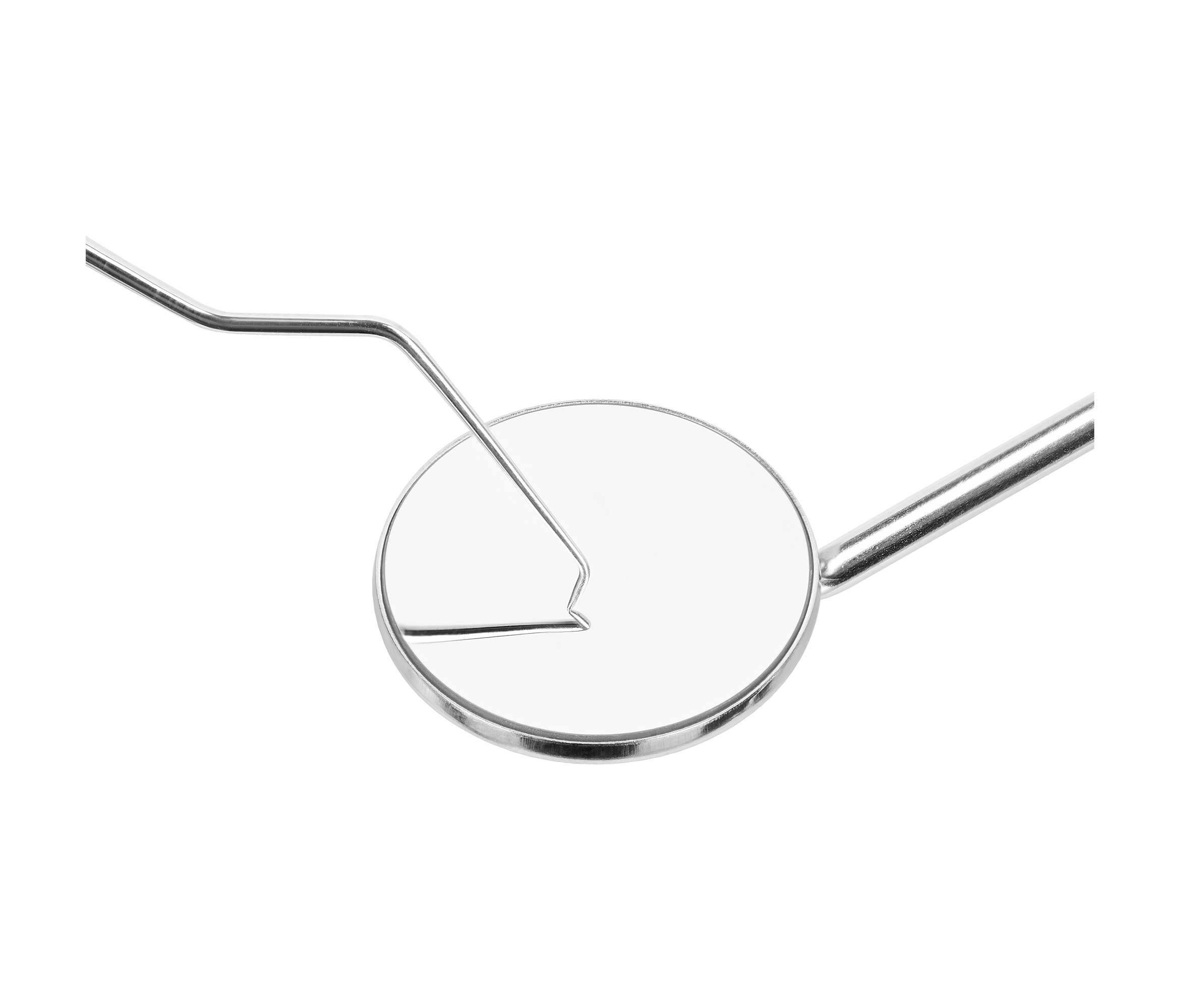 Hahnenkratt TOPvision FS Rhodium - родиевое зеркало, плоское, без ручки, №4, диаметр 22 мм, 12 шт