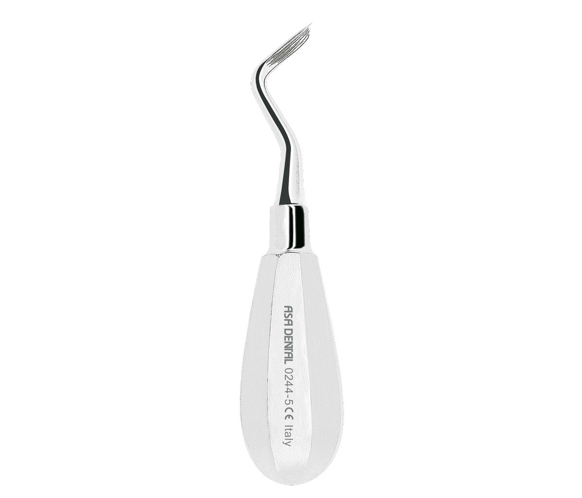 Asa Dental 0244-5 - элеватор N5 изогнутый от себя заостренный, 3,8 мм