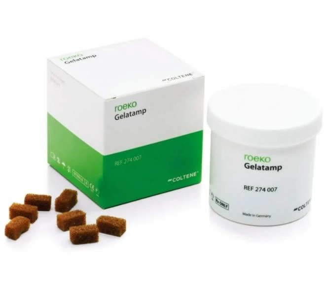 Gelatamp - гемостатическая желатиновая губка, стерильная - 14 х 7 х 7 мм - 50 штук (Coltene)