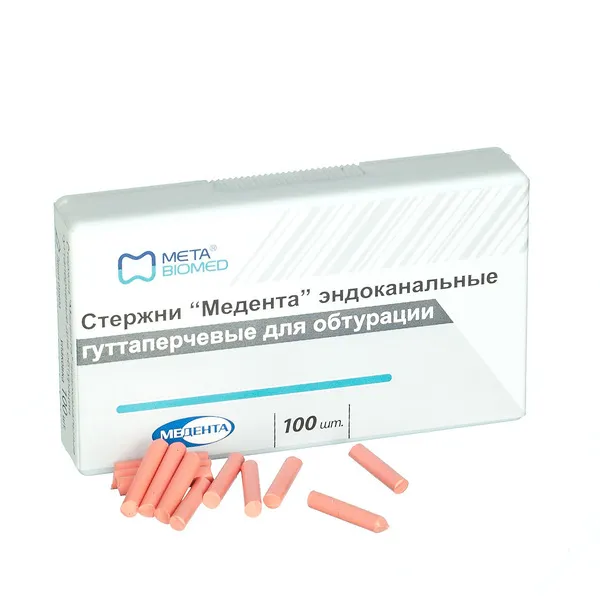 Штифты гуттаперчевые, Meta, конус 0.04 EQ041 OL-395-3, 100 шт