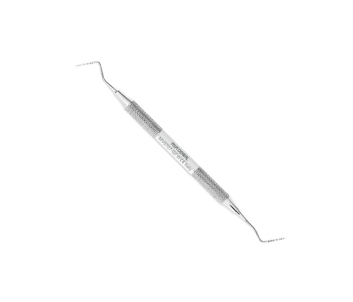 Asa Dental MV0707-GFW - зонд пародонтологический двусторонний Leonardo Light (1-2-3-5-7-8-9-10 и 10-9-8-7-5-3-2-1), 162 мм