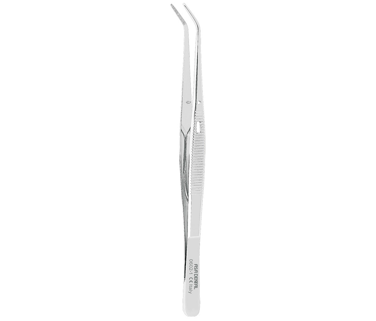 Asa Dental 0602-1 - пинцет анатомический изогнутый N1, 15 см