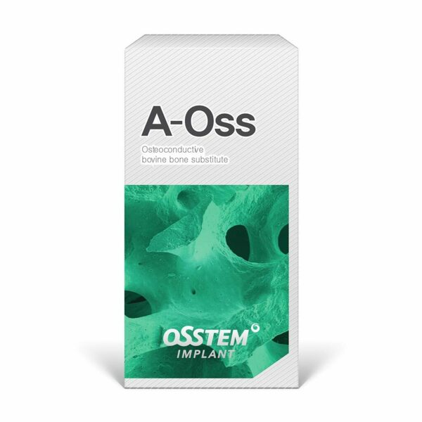 Ксенографт бычий OSSTEM A-Oss, резорбируемый, для костных дефектов и НКР, гранулы 0.25-1.0 мм, 4.0 мл (2 г), 1 шт