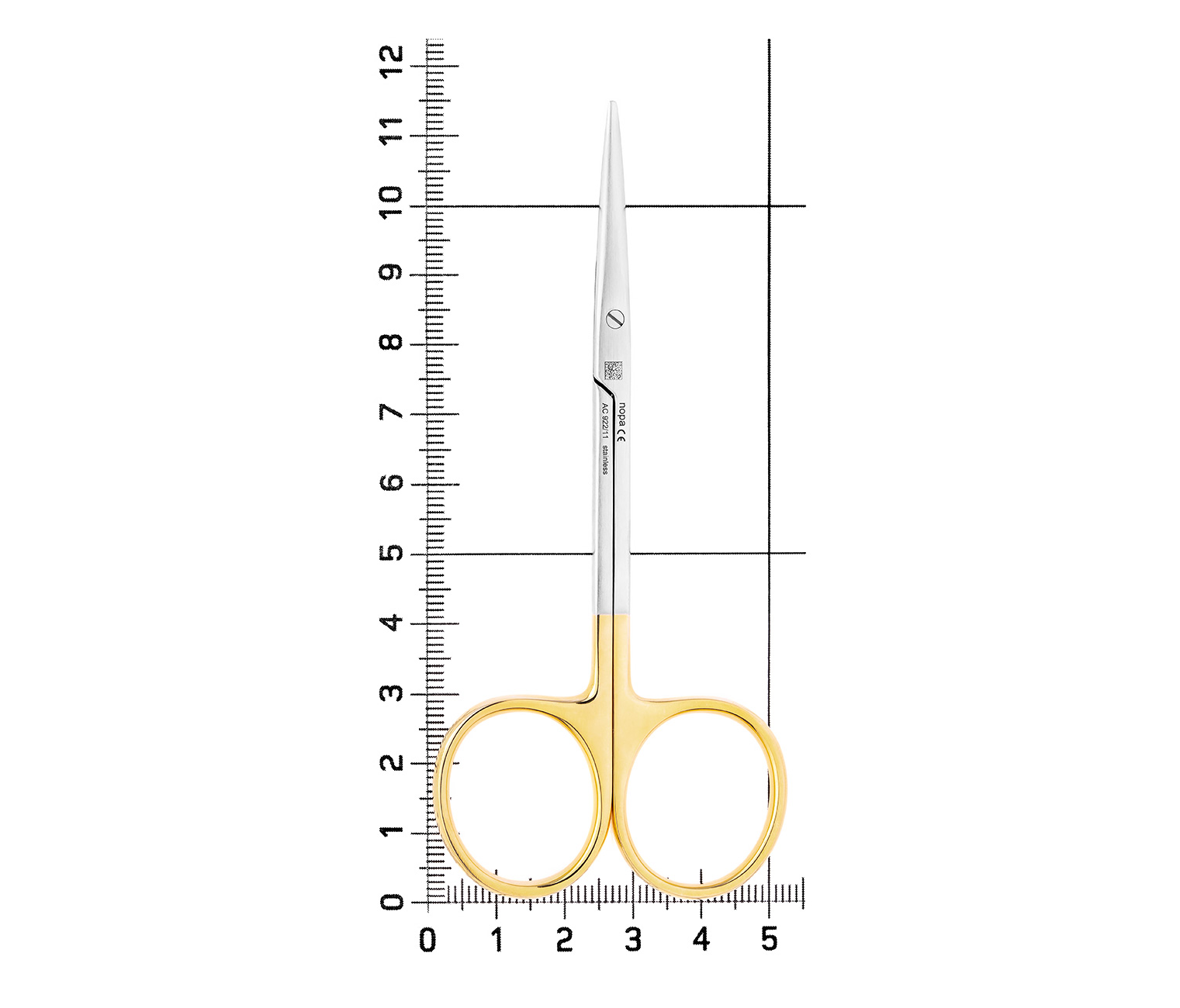 Nopa Instruments AC 922/11 - ножницы TUC METZENBAUM прямые, 11,5 см