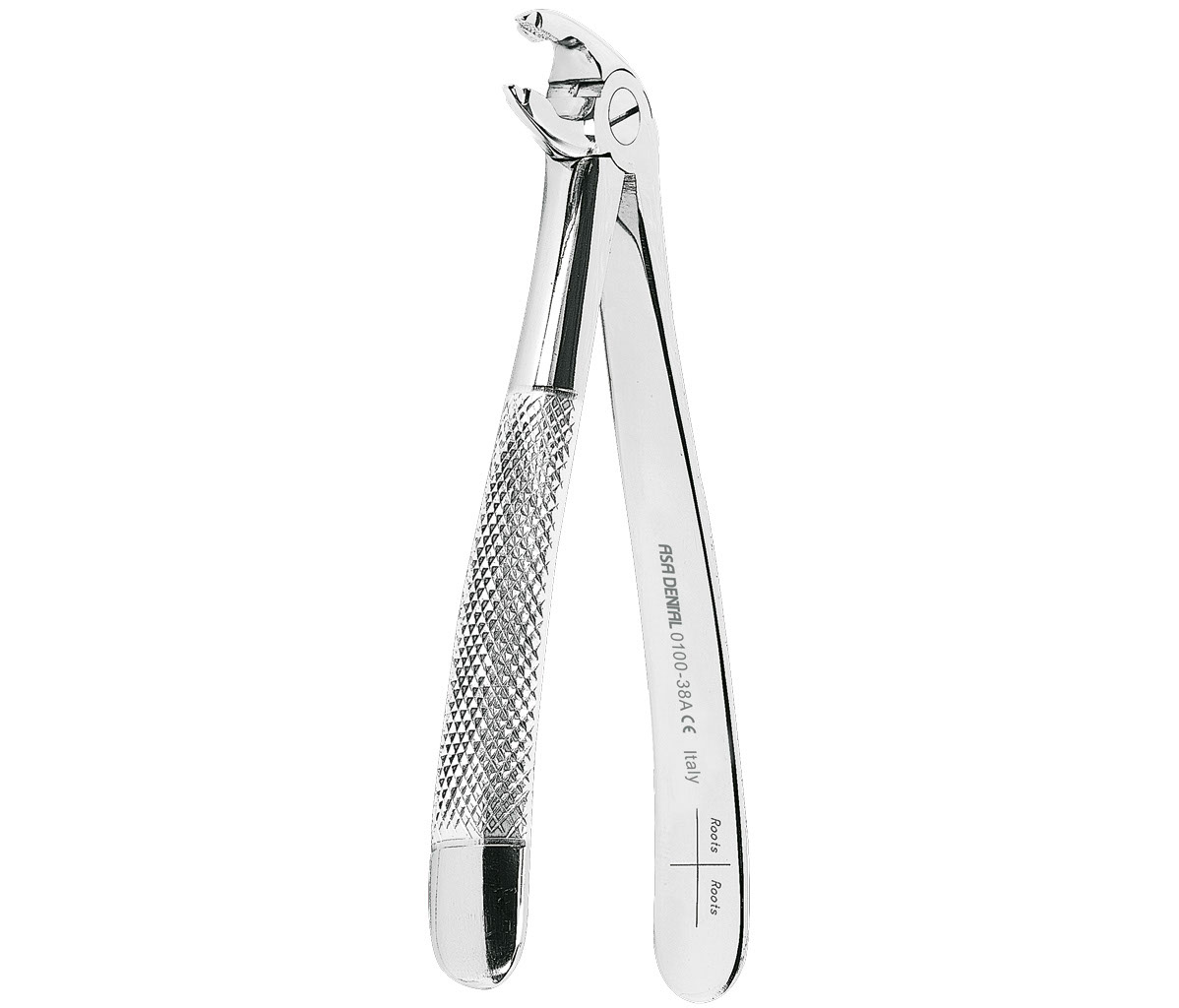 Asa Dental 0100-38A - щипцы N38A для поврежденных кариесом нижних корней с зубчиками