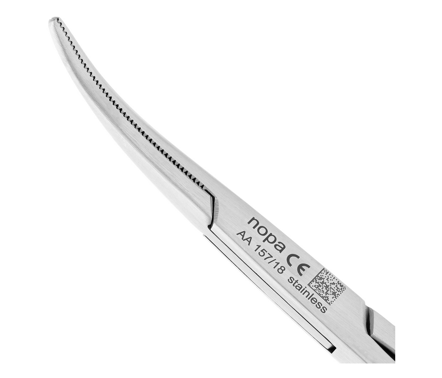 Nopa Instruments AA 157/18 - щипцы для артерии HALSTED анатомические, изогнутые, 18 см