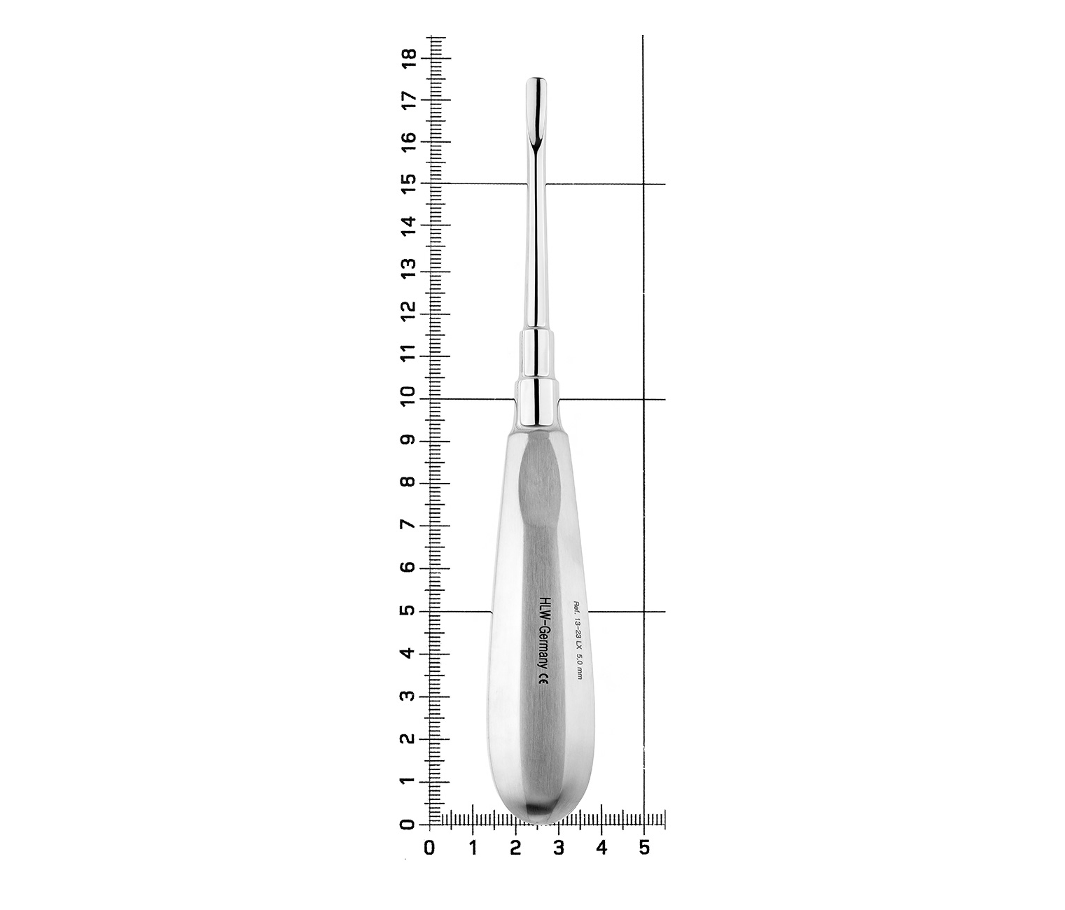 HLW 13-23LX - люксатор прямой удлиненный, 5 мм