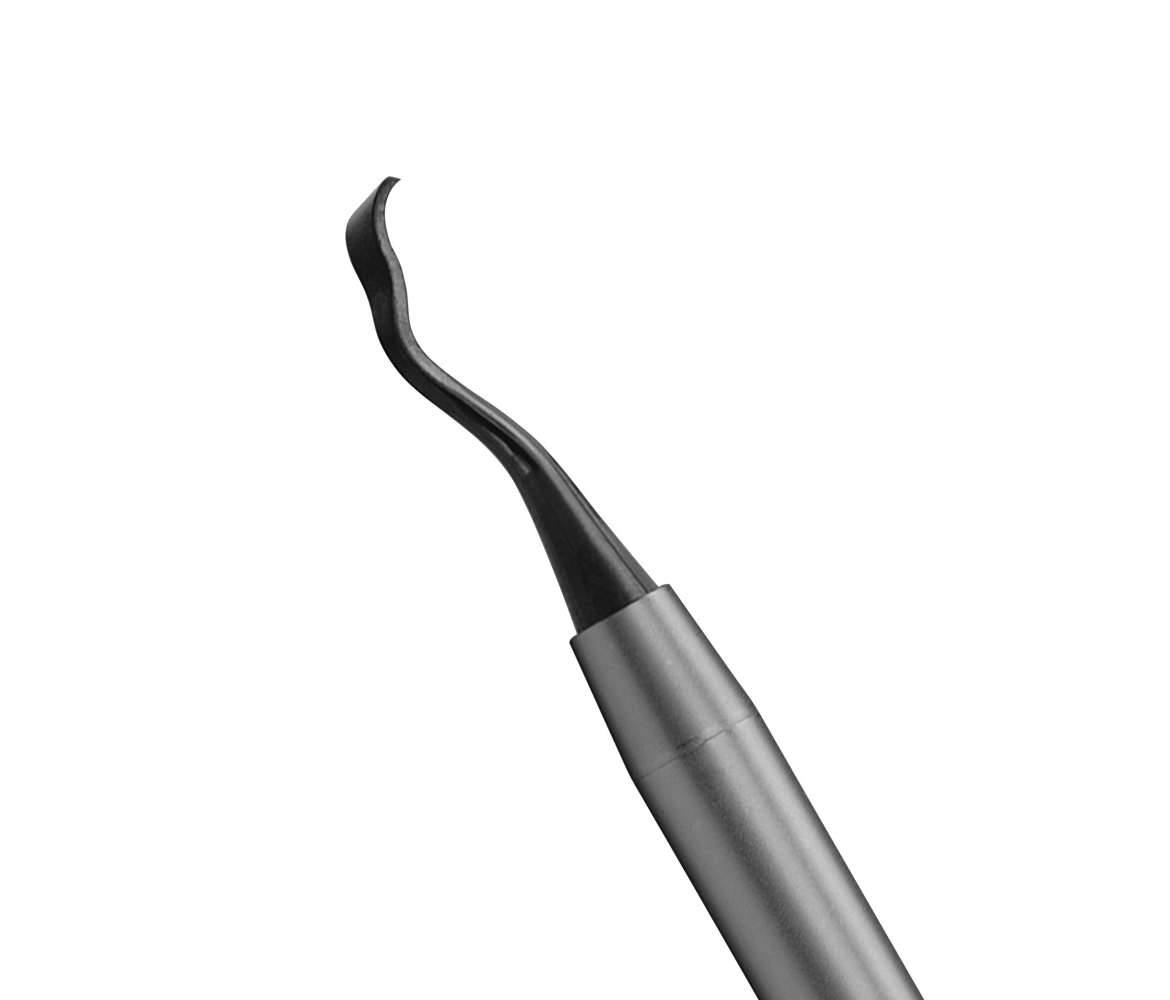 Hu-Friedy Bone Scraper Buser #1/3, 4/6 мм - костный скребок, ручка Black Line