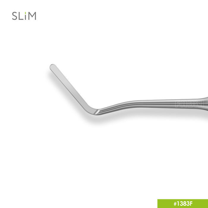 1383F Двухсторонняя прямая/дистальная гладилка SLIM. Эргономичная ручка Ø10mm