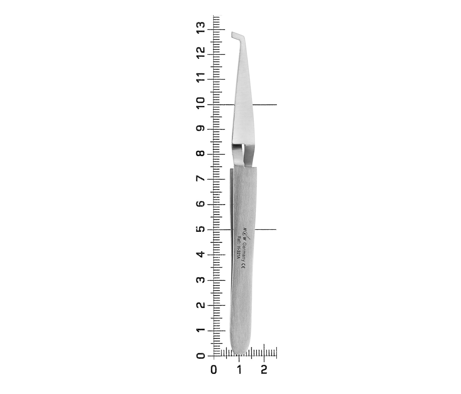 HLW H-321A - пинцет обратный 12,5 см