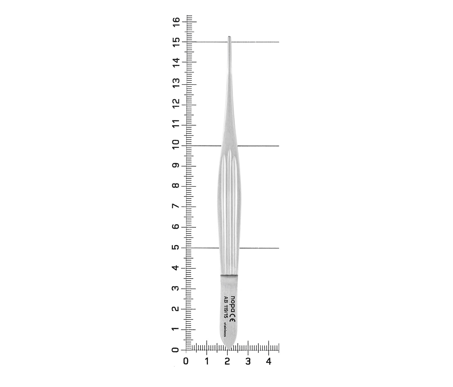 Nopa Instruments AB 119/15 - пинцет перевязочный MC INDOE, 15 см