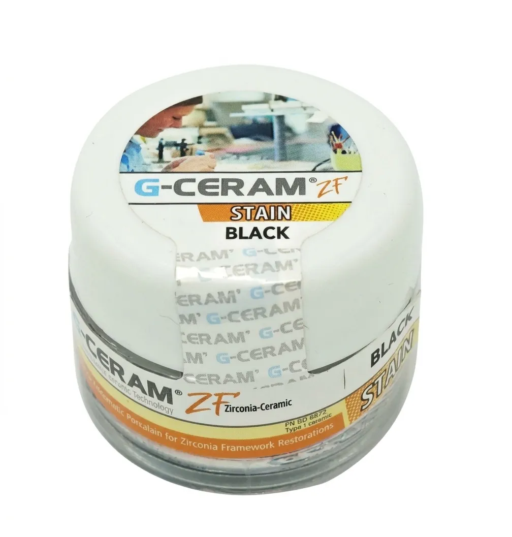 Керамика ZF краситель Stain Black (3г), 6201-0-BLCK, G-CERAM