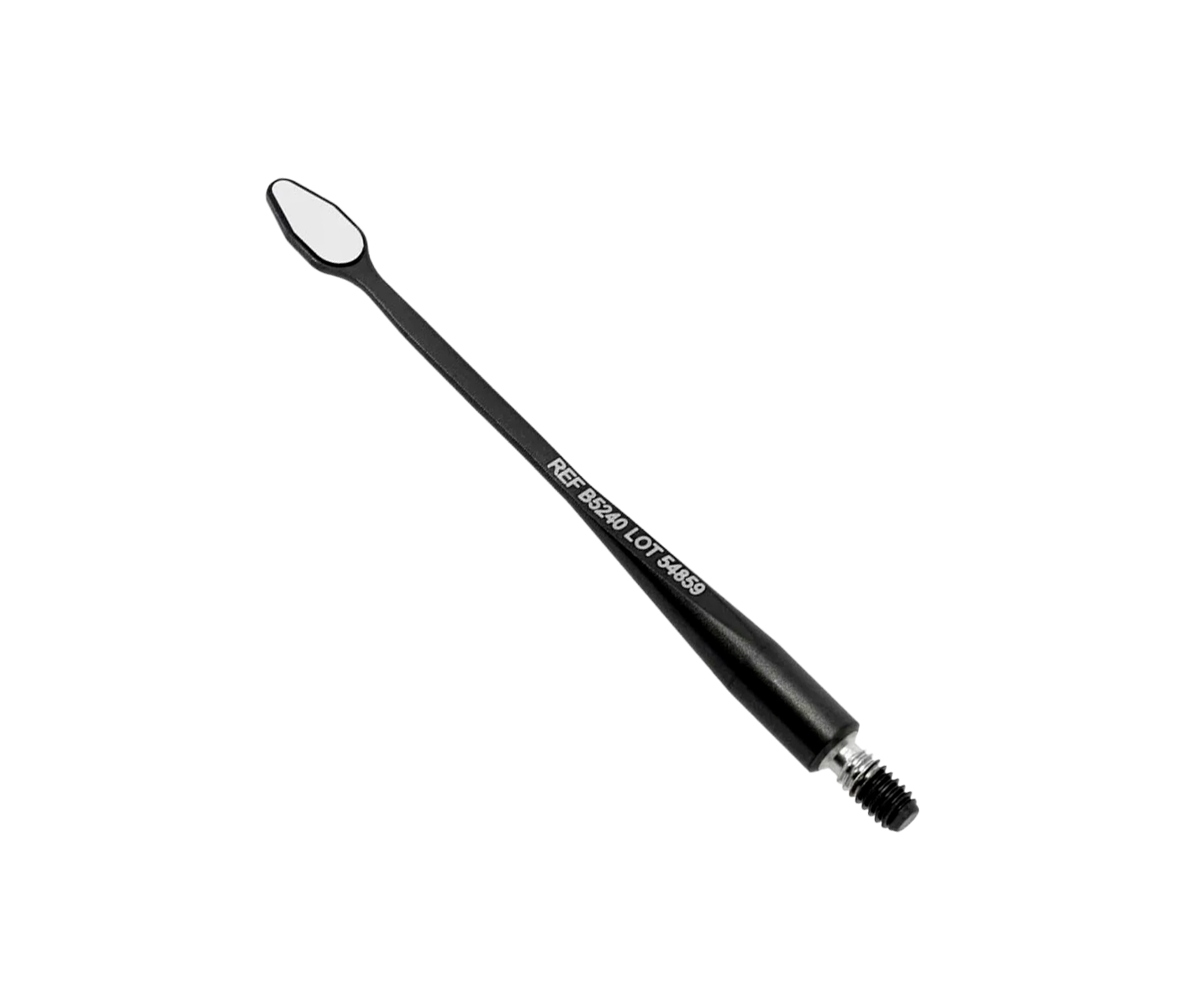 Hahnenkratt BLACK MICROflex rhodium - родиевое микрозеркало без ручки, плоское, форма капли, 3х6 мм