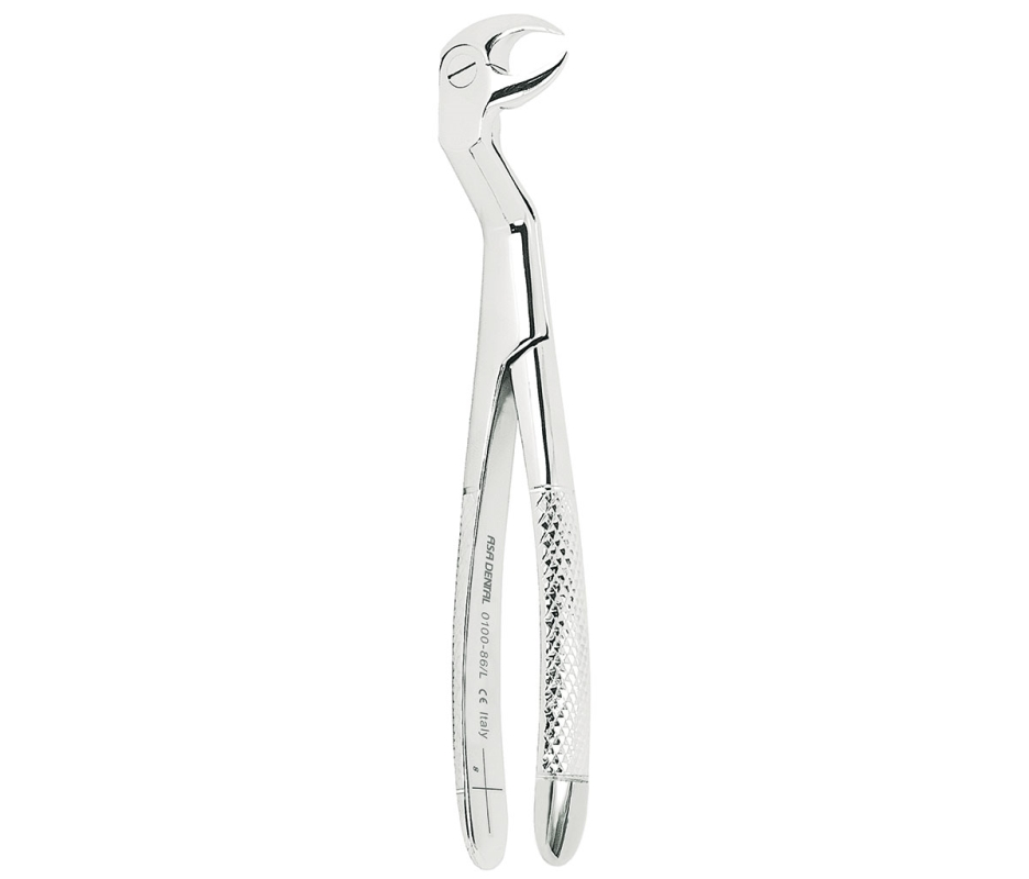 Asa Dental 0100-86/L - щипцы N86L для нижних левых восьмерок с зубчиками